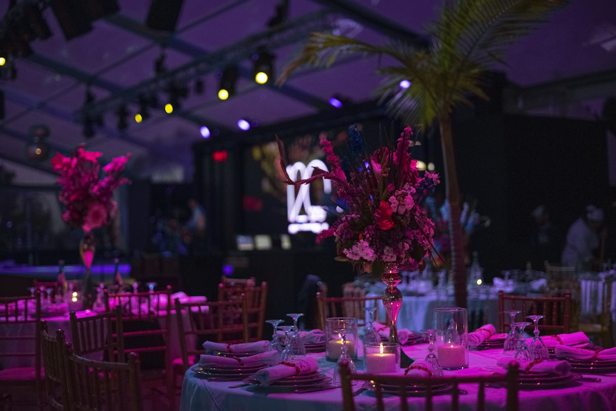 High-end corporate summit styling